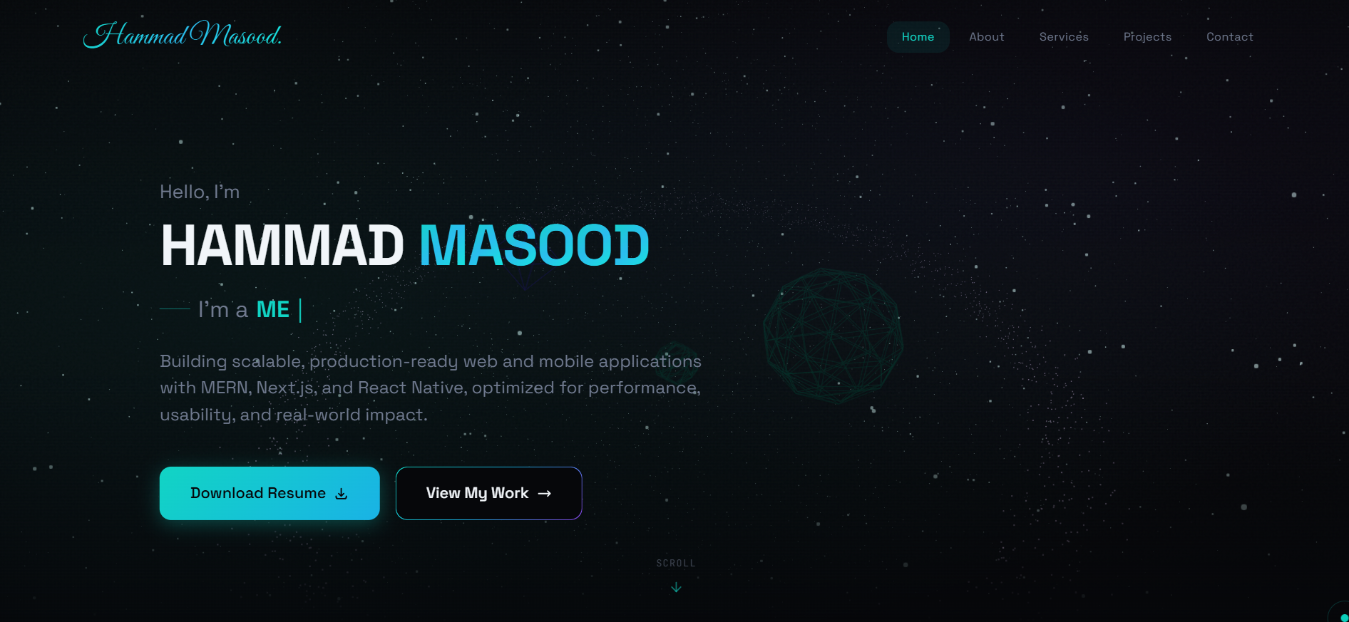 Hammad Masood | Full Stack Developer Portfolio